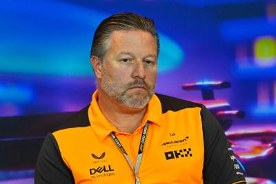 Zak Brown (USA) McLaren Executive Director in the FIA Press Conference. Formula 1 World Championship, Rd 22, Abu Dhabi