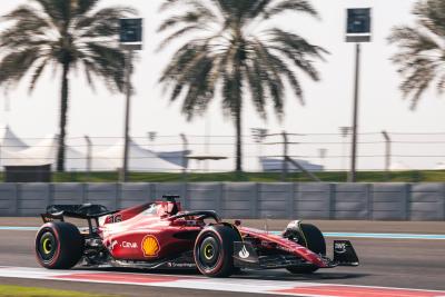 Charles Leclerc (MON) Ferrari F1-75. Formula 1 Testing, Yas Marina Circuit, Abu Dhabi, Monday.- www.xpbimages.com,