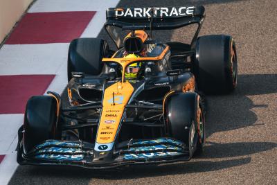 Lando Norris (GBR) McLaren MCL36. Formula 1 Testing, Yas Marina Circuit, Abu Dhabi, Tuesday.- www.xpbimages.com, EMail: