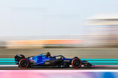 Alex Albon (THA), Williams F1 Team Formula 1 Testing, Yas Marina Circuit, Abu Dhabi, Tuesday.- www.xpbimages.com, EMail: