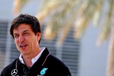Toto Wolff (GER) Mercedes AMG F1 Shareholder and Executive Director. Formula 1 Testing, Sakhir, Bahrain, Day Two.
-