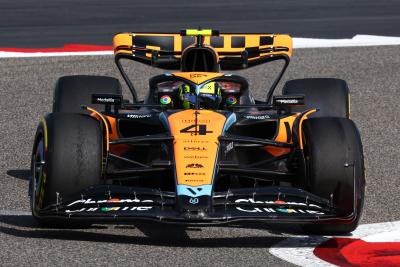 Lando Norris (GBR) McLaren MCL60. Formula 1 Testing, Sakhir, Bahrain, Day Two.- www.xpbimages.com, EMail: