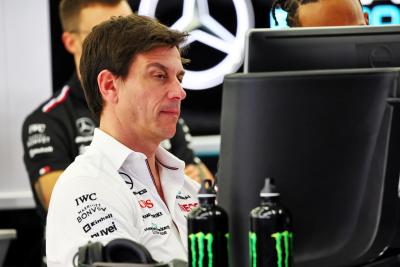 Toto Wolff (GER) Mercedes AMG F1 Shareholder and Executive Director. Formula 1 Testing, Sakhir, Bahrain, Day Two.-