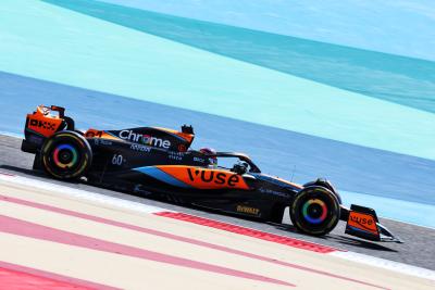 Oscar Piastri (AUS) McLaren MCL60. Formula 1 Testing, Sakhir, Bahrain, Day Three.- www.xpbimages.com, EMail: