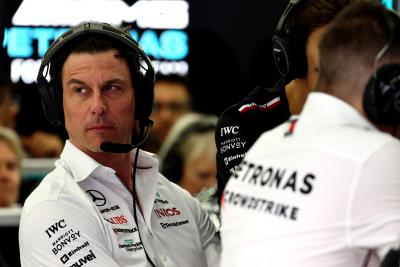 Toto Wolff (GER) Mercedes AMG F1 Shareholder and Executive Director. Formula 1 Testing, Sakhir, Bahrain, Day Three.-
