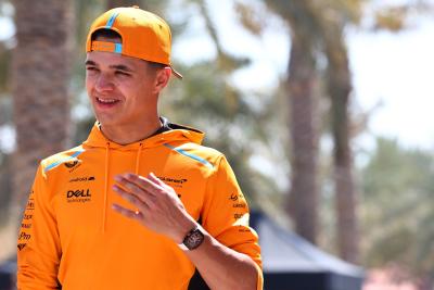 Lando Norris (GBR) McLaren. Formula 1 World Championship, Rd 1, Bahrain Grand Prix, Sakhir, Bahrain, Preparation Day.
-