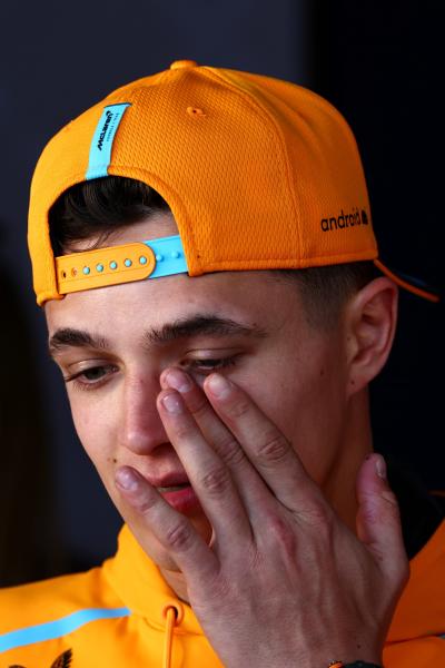 Lando Norris (GBR) McLaren. Formula 1 World Championship, Rd 1, Bahrain Grand Prix, Sakhir, Bahrain, Preparation Day. -