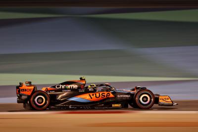 Lando Norris (GBR) McLaren MCL60. Formula 1 World Championship, Rd 1, Bahrain Grand Prix, Sakhir, Bahrain, Practice Day