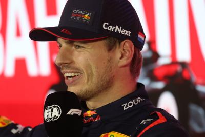 Max Verstappen (NLD) Red Bull Racing dalam konferensi pers FIA pasca kualifikasi. Formula 1 World Championship, Rd 1,