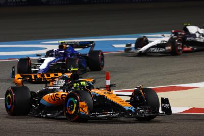 Lando Norris (GBR) McLaren MCL60. Formula 1 World Championship, Rd 1, Bahrain Grand Prix, Sakhir, Bahrain, Race Day.-