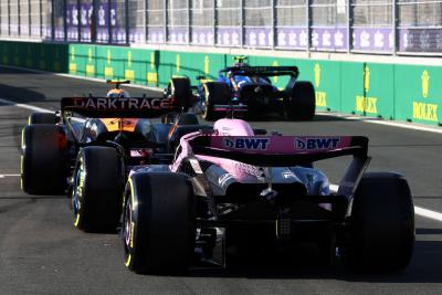 Esteban Ocon (FRA) Alpine F1 Team A523 in the pits. Formula 1 World Championship, Rd 2, Saudi Arabian Grand Prix, Jeddah,