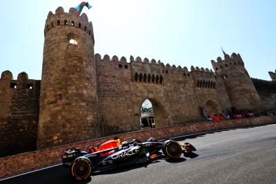 Max Verstappen (NLD) Red Bull Racing RB19. Formula 1 World Championship, Rd 4, Azerbaijan Grand Prix, Baku Street Circuit,