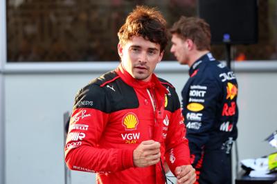 Pole sitter Charles Leclerc (MON) Ferrari