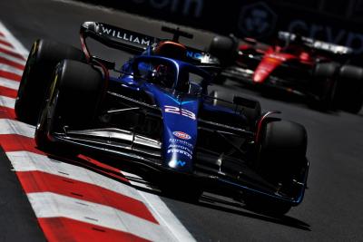 Alexander Albon (THA) Williams Racing FW45. Formula 1 World Championship, Rd 4, Azerbaijan Grand Prix, Baku Street