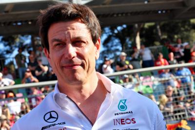 Toto Wolff (GER ) Pemegang Saham Mercedes AMG F1 dan Direktur Eksekutif di grid Formula 1 World Championship, Rd 4,