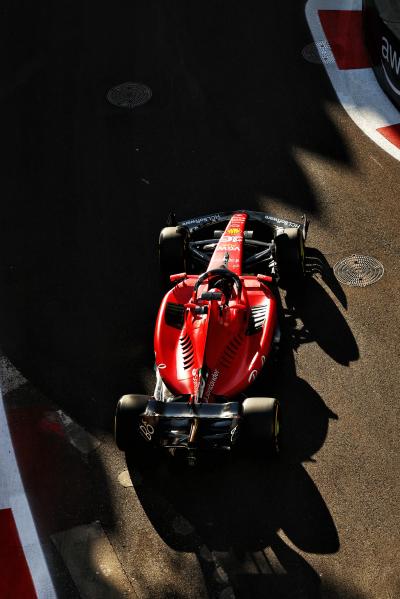 Charles Leclerc (MON ) Ferrari SF-23. Kejuaraan Dunia Formula 1, Rd 4, Grand Prix Azerbaijan, Sirkuit Jalan Baku,