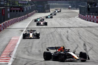 Sergio Perez (MEX) Red Bull Racing RB19. Formula 1 World Championship, Rd 4, Azerbaijan Grand Prix, Baku Street Circuit,