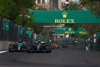 Lewis Hamilton (GBR) Mercedes AMG F1 W14. Formula 1 World Championship, Rd 4, Azerbaijan Grand Prix, Baku Street Circuit,