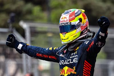 Sergio Perez (MEX), Red Bull Racing Formula 1 World Championship, Rd 4, Azerbaijan Grand Prix, Baku Street Circuit,