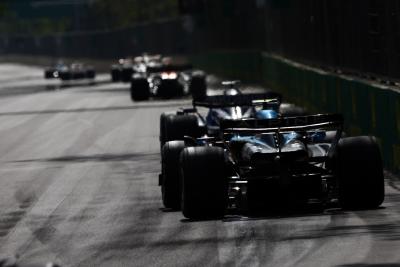 Pierre Gasly (FRA) Alpine F1 Team A523. Formula 1 World Championship, Rd 4, Azerbaijan Grand Prix, Baku Street Circuit,