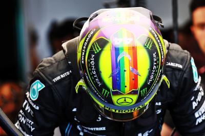 Lewis Hamilton (GBR) Mercedes AMG F1 W14. Formula 1 World Championship, Rd 5, Miami Grand Prix, Miami, Florida, USA,