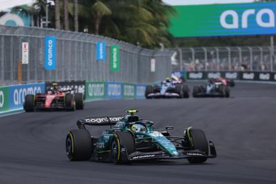 Fernando Alonso (ESP ) Tim F1 Aston Martin AMR23. Kejuaraan Dunia Formula 1, Rd 5, Miami Grand Prix, Miami, Florida,