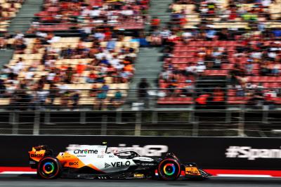 Lando Norris (GBR) McLaren MCL60. Formula 1 World Championship, Rd 8, Spanish Grand Prix, Barcelona, Spain, Practice