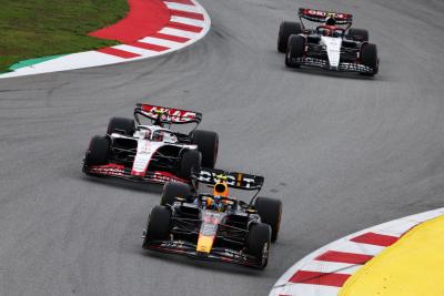 Sergio Perez (MEX) Red Bull Racing RB19. Formula 1 World Championship, Rd 8, Spanish Grand Prix, Barcelona, Spain, Race