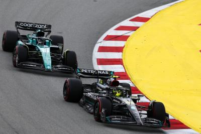 Lewis Hamilton (GBR ) Mercedes AMG F1 W14.Kejuaraan Dunia Formula 1, Rd 8, Grand Prix Spanyol, Barcelona, Spanyol, Balapan