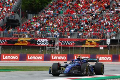 Logan Sargeant (USA) Williams Racing FW45. Formula 1 World Championship, Rd 8, Spanish Grand Prix, Barcelona, Spain, Race