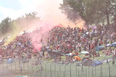 Fans, MotoGP race, Italian MotoGP, 11 June