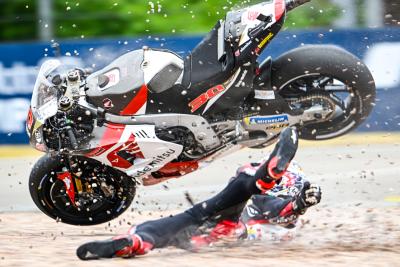 Takaaki Nakagami crash, MotoGP, German MotoGP, 16 June