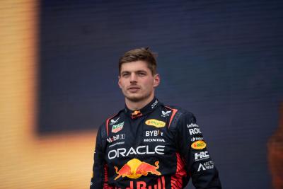 Race winner Max Verstappen (NLD) Red Bull Racing on the podium. Formula 1 World Championship, Rd 9, Canadian Grand Prix,