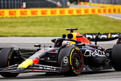 Pemenang lomba Max Verstappen (NLD) Red Bull Racing RB19 merayakan akhir balapan. Formula 1 World Championship, Rd