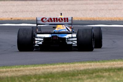 Jenson Button (GBR ) Presenter F1 Sky Sports / Penasihat Senior Williams Racing mengemudikan Williams FW14B 1992. Formula 1