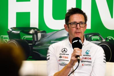 Andrew Shovlin (GBR) Mercedes AMG F1 Trackside Engineering Director in the FIA Press Conference. Formula 1 World