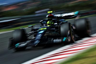 Lewis Hamilton (GBR ) Mercedes AMG F1 W14.Kejuaraan Dunia Formula 1, Rd 12, Grand Prix Hongaria, Budapest, Hongaria,