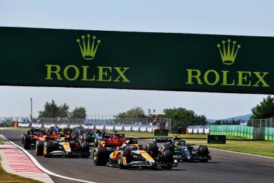 Oscar Piastri (AUS) McLaren MCL60 at the start of the race. Formula 1 World Championship, Rd 12, Hungarian Grand Prix,