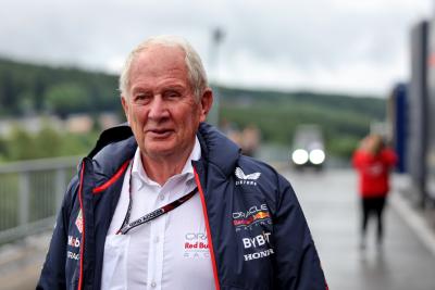 Dr Helmut Marko ( AUT) Konsultan Motorsport Red Bull.Kejuaraan Dunia Formula 1, Rd 13, Grand Prix Belgia, Spa