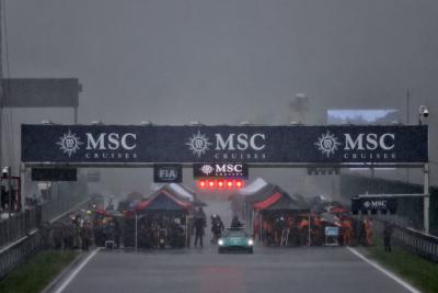 Delayed Sprint start due to rain. Formula 1 World Championship, Rd 13, Belgian Grand Prix, Spa Francorchamps, Belgium,