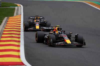 Sergio Perez (MEX) Red Bull Racing RB19. Formula 1 World Championship, Rd 13, Belgian Grand Prix, Spa Francorchamps,