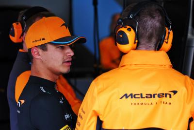 Lando Norris (GBR) McLaren on the grid. Formula 1 World Championship, Rd 13, Belgian Grand Prix, Spa Francorchamps,