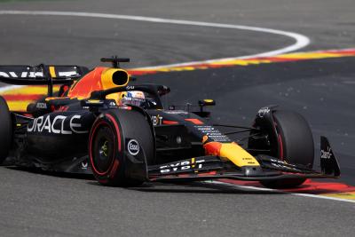 Max Verstappen (NLD ) Red Bull Racing RB19. Kejuaraan Dunia Formula 1, Rd 13, Grand Prix Belgia, Francorchamps Spa,