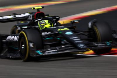 Lewis Hamilton (GBR) Mercedes AMG F1 W14. Formula 1 World Championship, Rd 13, Belgian Grand Prix, Spa Francorchamps,