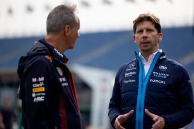 James Vowles (GBR) Williams Racing Team Principal with Paul Monaghan (GBR) Red Bull Racing Chief Engineer. Formula 1 World