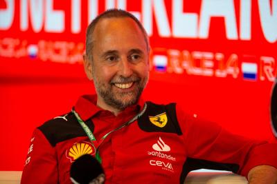 Enrico Cardile (ITA) Ferrari Head of the Chassis Area in the FIA Press Conference. Formula 1 World Championship, Rd 14,
