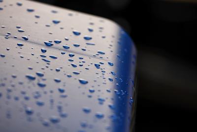 Alpine F1 Team A523 nosecone with raindrops. Formula 1 World Championship, Rd 14, Dutch Grand Prix, Zandvoort,