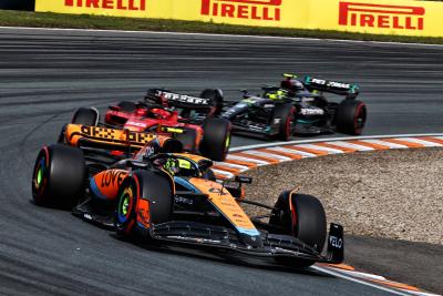 Lando Norris (GBR) McLaren MCL60. Formula 1 World Championship, Rd 14, Dutch Grand Prix, Zandvoort, Netherlands, Race