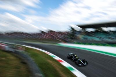 Lewis Hamilton (GBR) Mercedes AMG F1 W14. Formula 1 World Championship, Rd 15, Italian Grand Prix, Monza, Italy, Practice