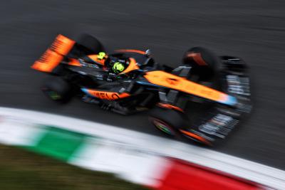 Lando Norris (GBR) McLaren MCL60. Formula 1 World Championship, Rd 15, Italian Grand Prix, Monza, Italy, Practice Day.
-